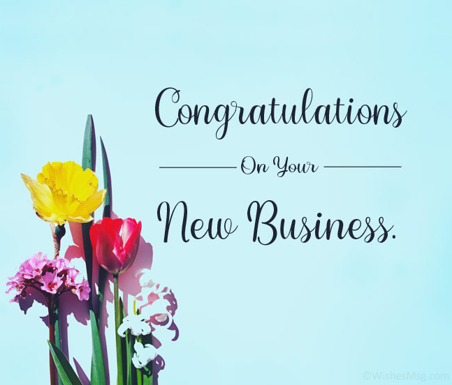 Congratulations On The New Business Flowers